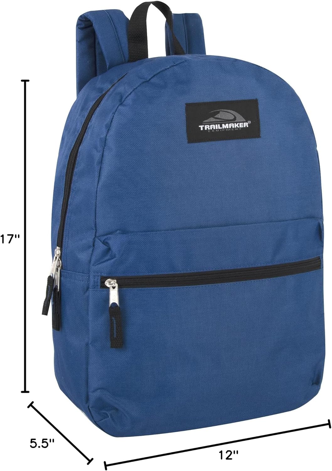 Trail maker Classic 17 Inch Backpack with Adjustable Padded Shoulder Straps - Image 7